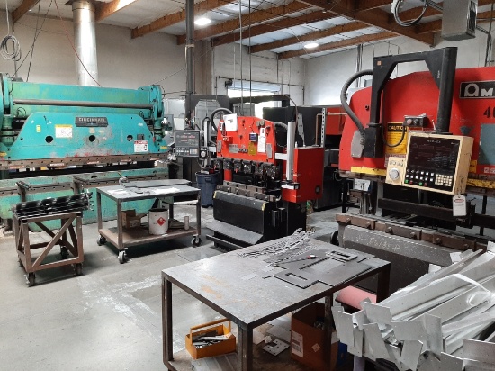 Metal Fab, Machining  and Equipment Auction