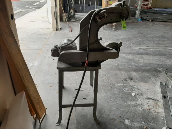 Burr - King Model 760 Belt Sander on a table.