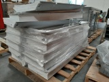 Two Pallets of Fluorescent Light Fixtures, electrical boxes, fittings, copper, and more