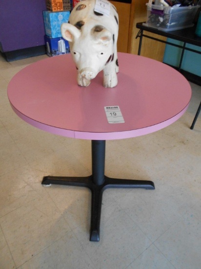 24" ROUND PED. TABLE