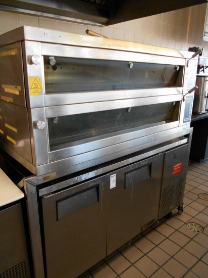 MIWE MOD. CO3.1200 2 DECK BAKERY OVEN W/STEAM