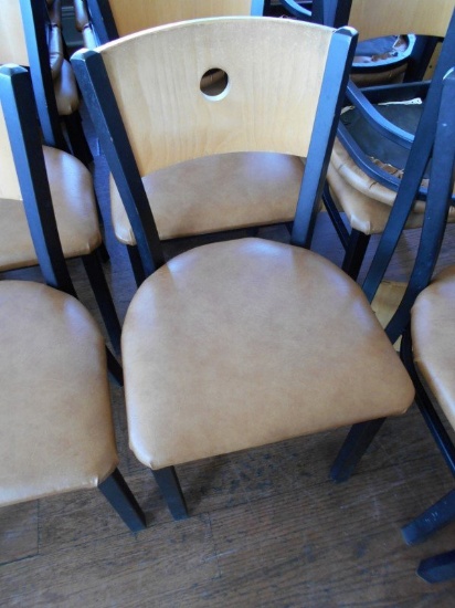 BROWN PADDED CHAIRS