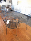 WROUGHT IRON PATIO SET