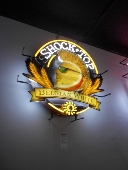 SHOCK TOP NEON SIGN