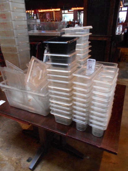 PLASTIC INSERTS W/LIDS