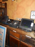 POS SYSTEM W/6 MONITORS, 11 PRINTERS, 2 CASH DRS