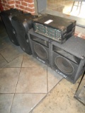 STEREO SYSTEM W/4 SPEAKERS & AMP