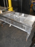 3 COMP S/S BAR SINK