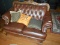 LEATHER LOVE SEAT