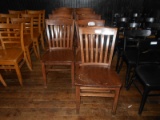 WALNUT WOOD CHAIRS