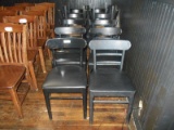 BLACK WOOD CHAIRS