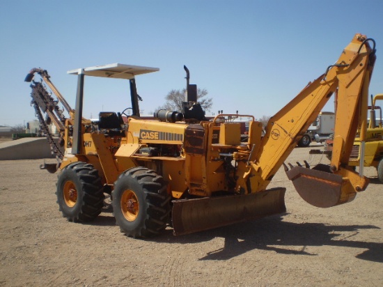 CASE DH7 TRENCHER BACKHOE