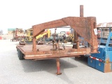 22’ FLATBED GOOSENECK TRAILER WITH WINCH
