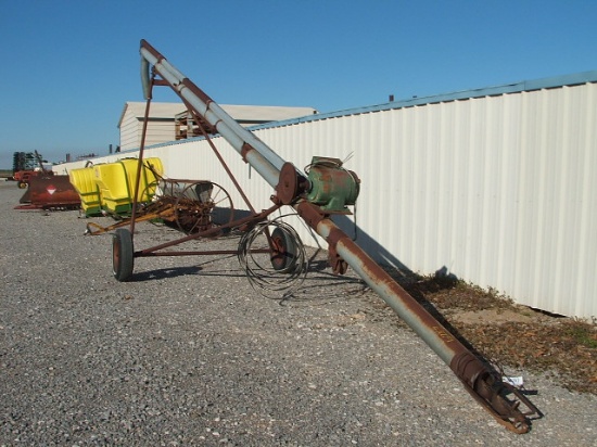 6"X36'  GRAIN AUGER WITH ELECTRIC MOTOR