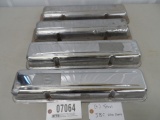 4) STEEL SBC VALVE COVERS