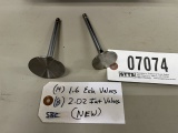 NEW (14) 1.6 EXHAUST VALVES SBC & (8) 2.02 INTAKE VALVES SBC