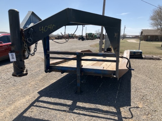 GOOSENECK 18' TRAILER WITH 4' DOVE TAIL