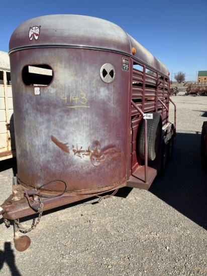 WW BUMPER PULL LIVESTOCK TRAILER