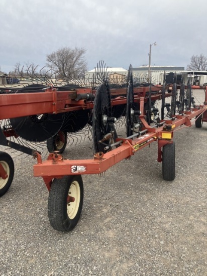H&S 14 WHEEL HAY RAKE