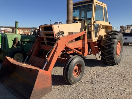 CASE 1070 TRACTOR WITH FRONT END LOADER