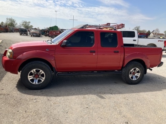 2002 NISSAN FRONTIER 4X4 PICKUP