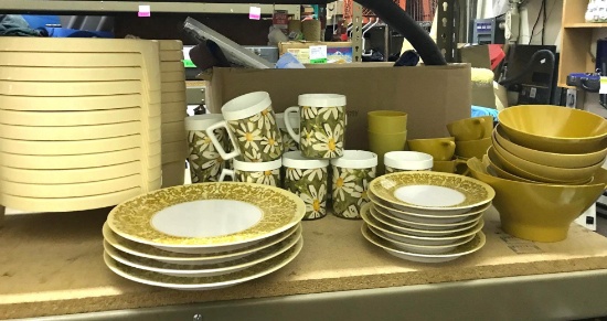 Lot of Dishes and Trays