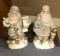 2 Piece Lenox Santa Figurines