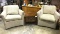 2 Swivel Arm Chairs