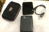 WD External Hard Drive 1TB with Case and USB Cord, WD Element 2TB External Hard drive