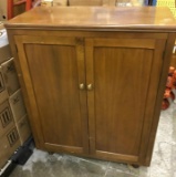 Wood Storage Cabinet