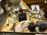 Collectible lot- Figurines, Salt and Pepper Shakers etc