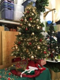 7ft all Prelit Christmas Tree with Decorations