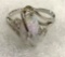 White Fire Opal Ring Size 9