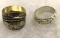 2 Sterling Silver Rings size 6 and 7