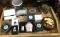 Collectibles Lot- Jewelry Box, Thimbles, Mugs etc