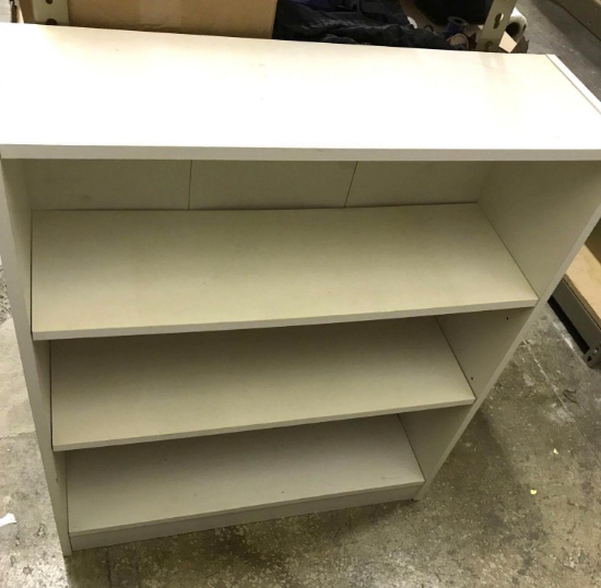 4' Tall White Shelf