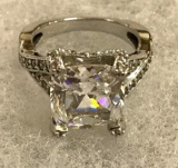 Sterling Silver CZ Ring Size 5 #159B