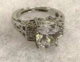 Sterling Silver CZ Ring Size 5 #159A