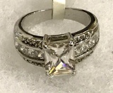 Clear CZ Ring Size 9
