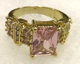 Pink Topaz Ring size 7