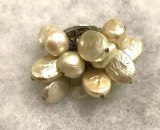 Sterling Silver and Beads ring Size 10