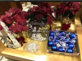 Poinsettias, Ornaments and Wall Hangings