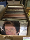 Box full of Vinyl Records
