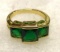 Green Emerald Ring Size 8