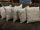 5 Decorative Throw Pillows- Used in Home Staging Business