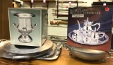 Aluminium Platters, Silver Plated Coffee Set and Champagne Bucket