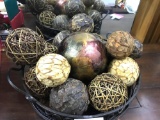 Lot of Decorative Balls- Used in a Home Staging Business