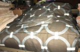 Comforter/ Bed Spread with 2 Pillow Shams- Used in Home Staging Business