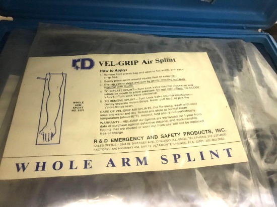 Lot of Vel-Grip Air Splints