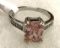Pink Sapphire Ring Size 10